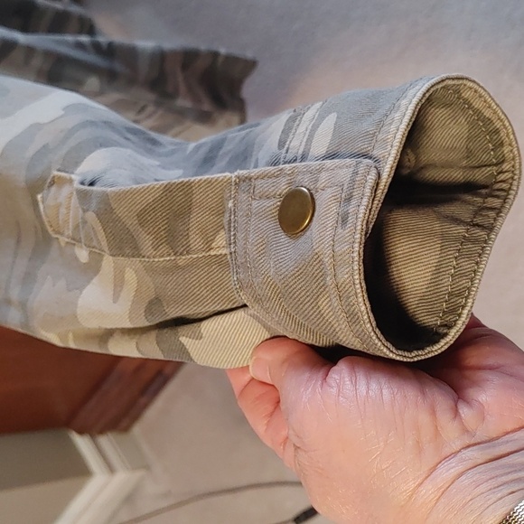 Women's Lightweight Cotton Cammo Jacket Plus Size 2X - Picture 7 of 13